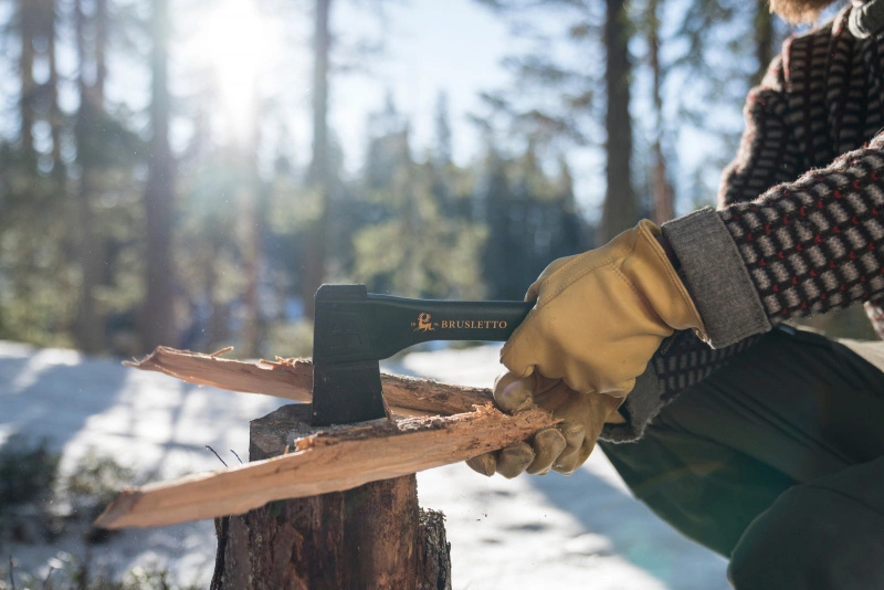 Brusletto Kikut Axe 23cm Black/Green 6 Brusletto Kikut Axe 23cm Black/Green – Image 4