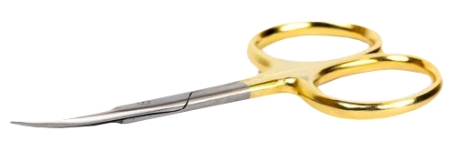 Fly-Dressing High Grade Scissor Curved 4'' Gold 3 Fly-Dressing High Grade Scissor Curved 4'' Gold